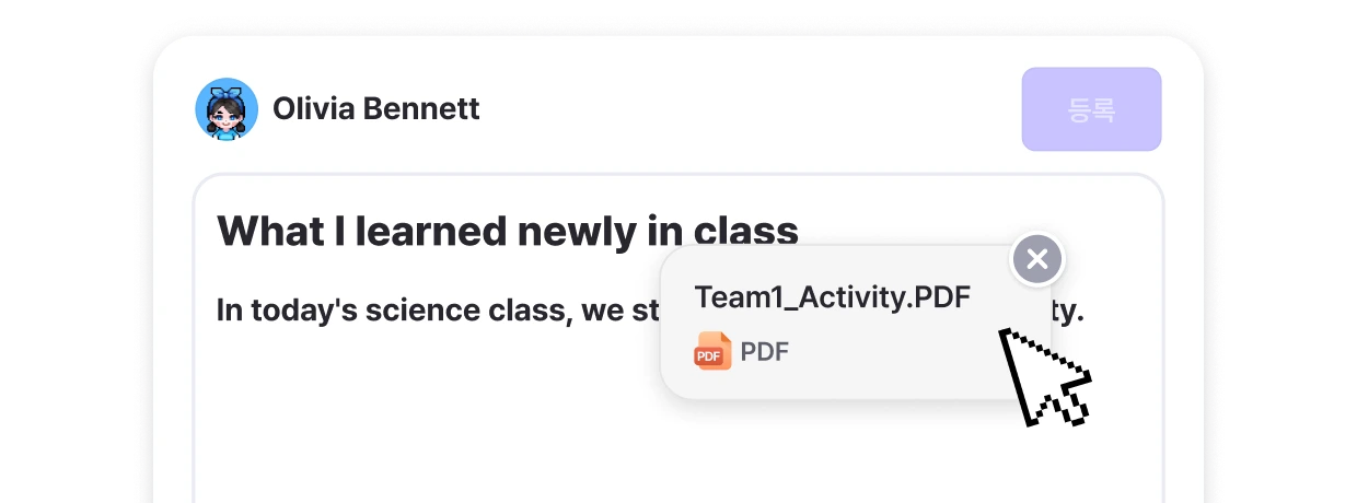 Sharing Text and Files Together